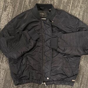 Scotch & Soda Black Bomber Jacket